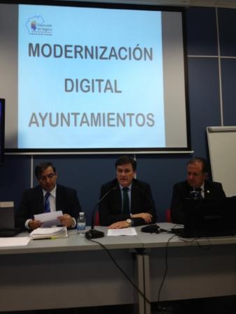 Imagen El Presidente de la Diputación hace entrega de 68 notebook a alcaldes de la provincia